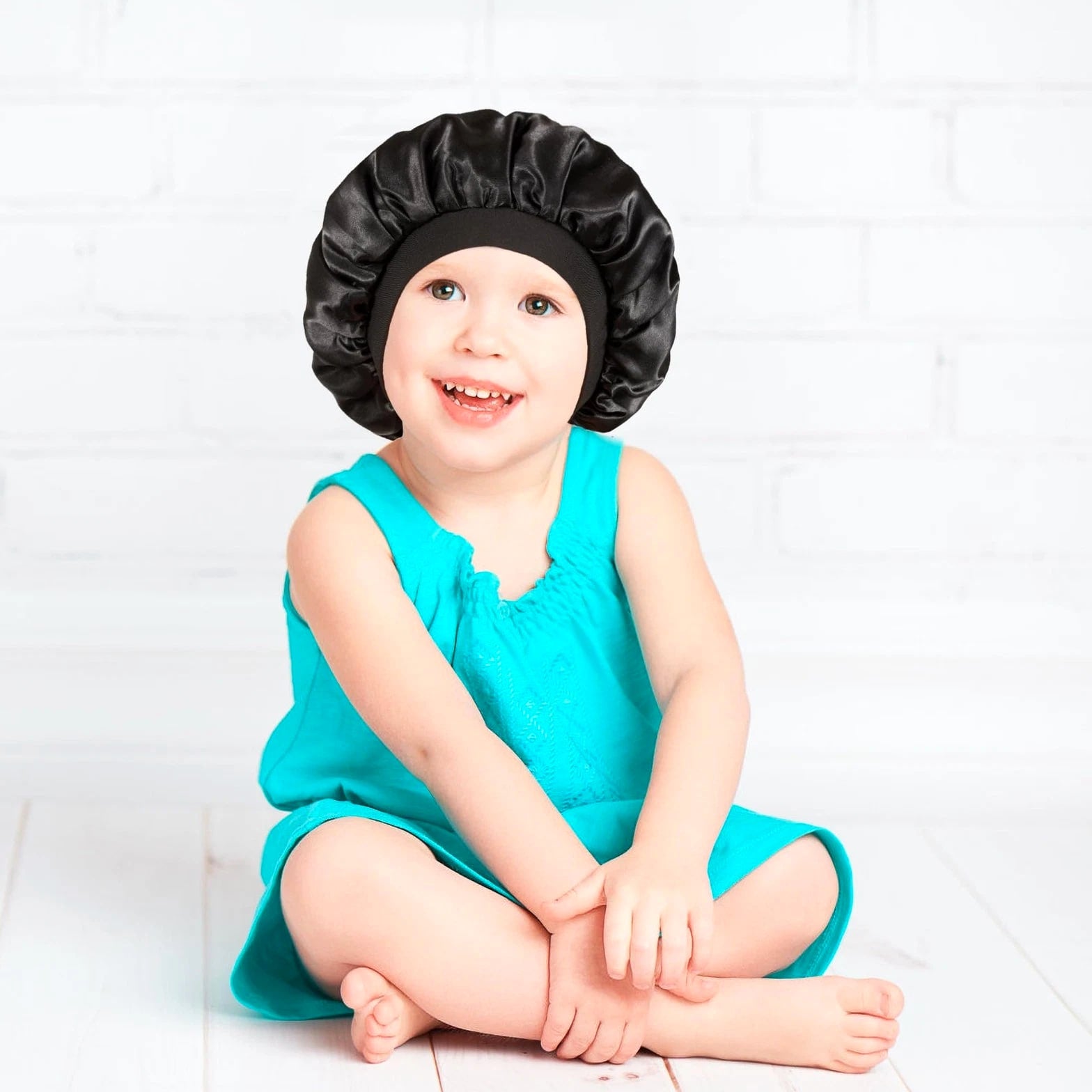 3 Pcs Bonnet for Kids, Kids Bonnets for Girls, Satin Silk Hair Bonnet for Sleeping