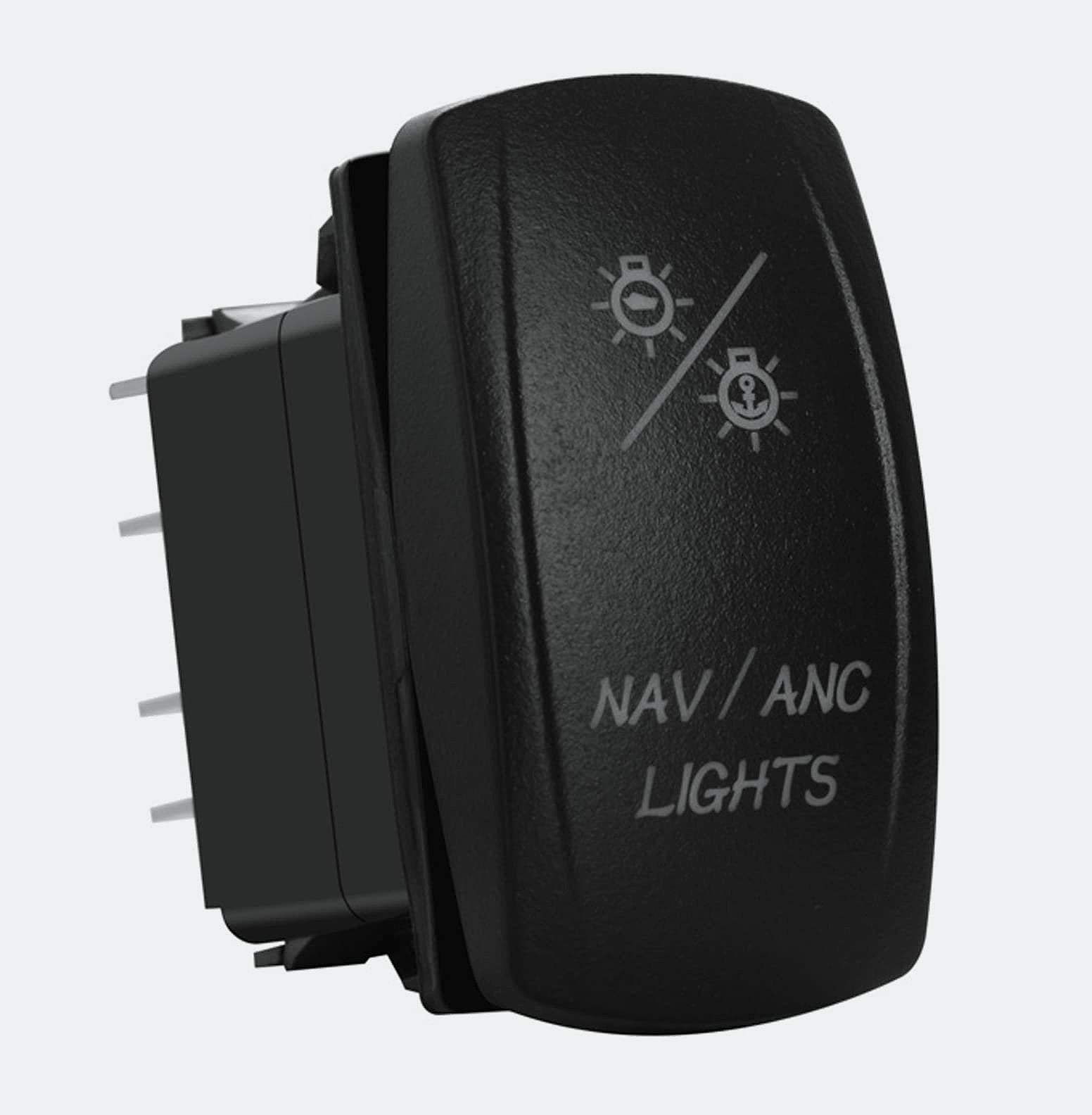 BACAUTOPARTS 7Pin Nav/Anchor Light Rocker Switch 12V 24V