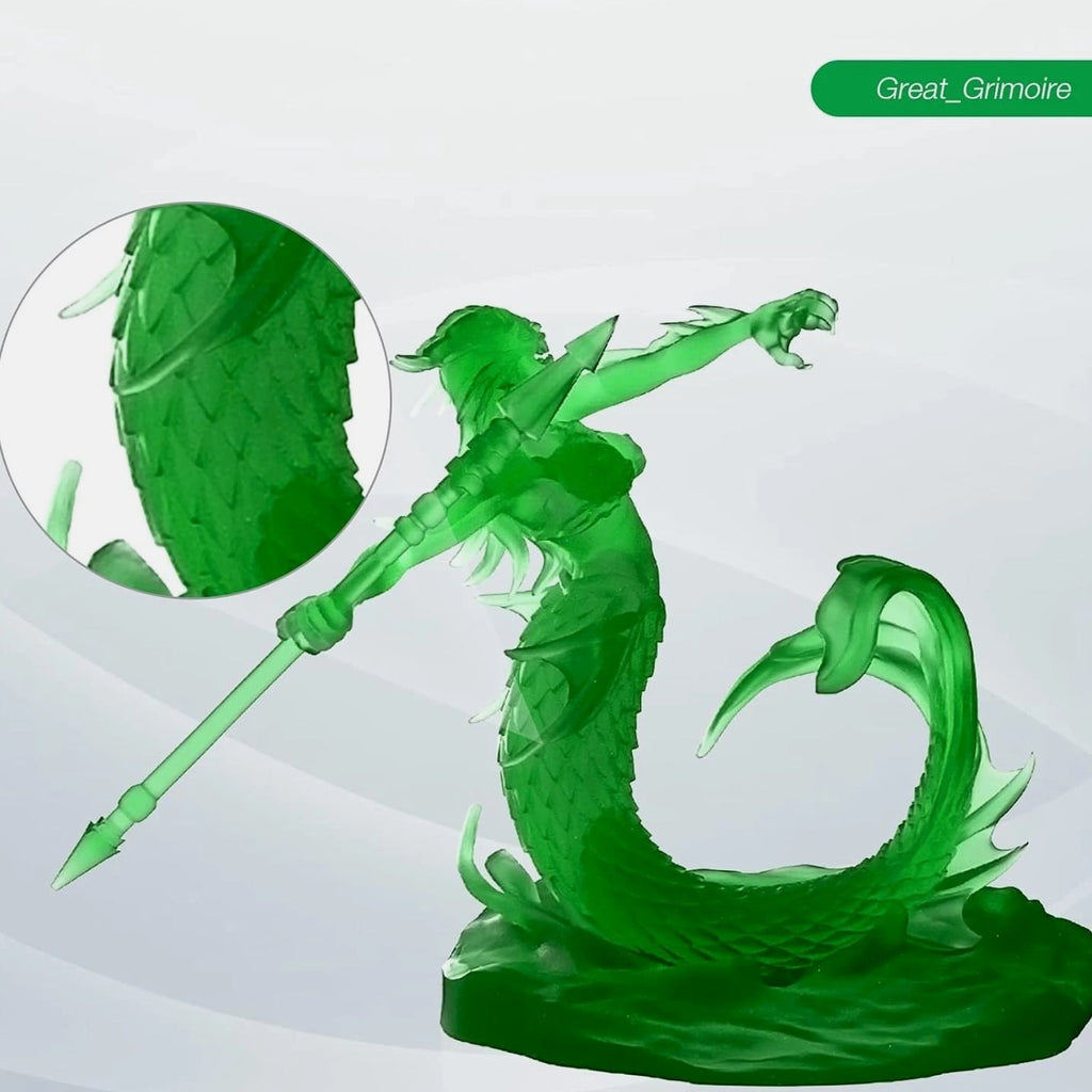 ELEGOO 3D Printer Resin 1000g - Fast Curing, Non-Toxic Clear Green