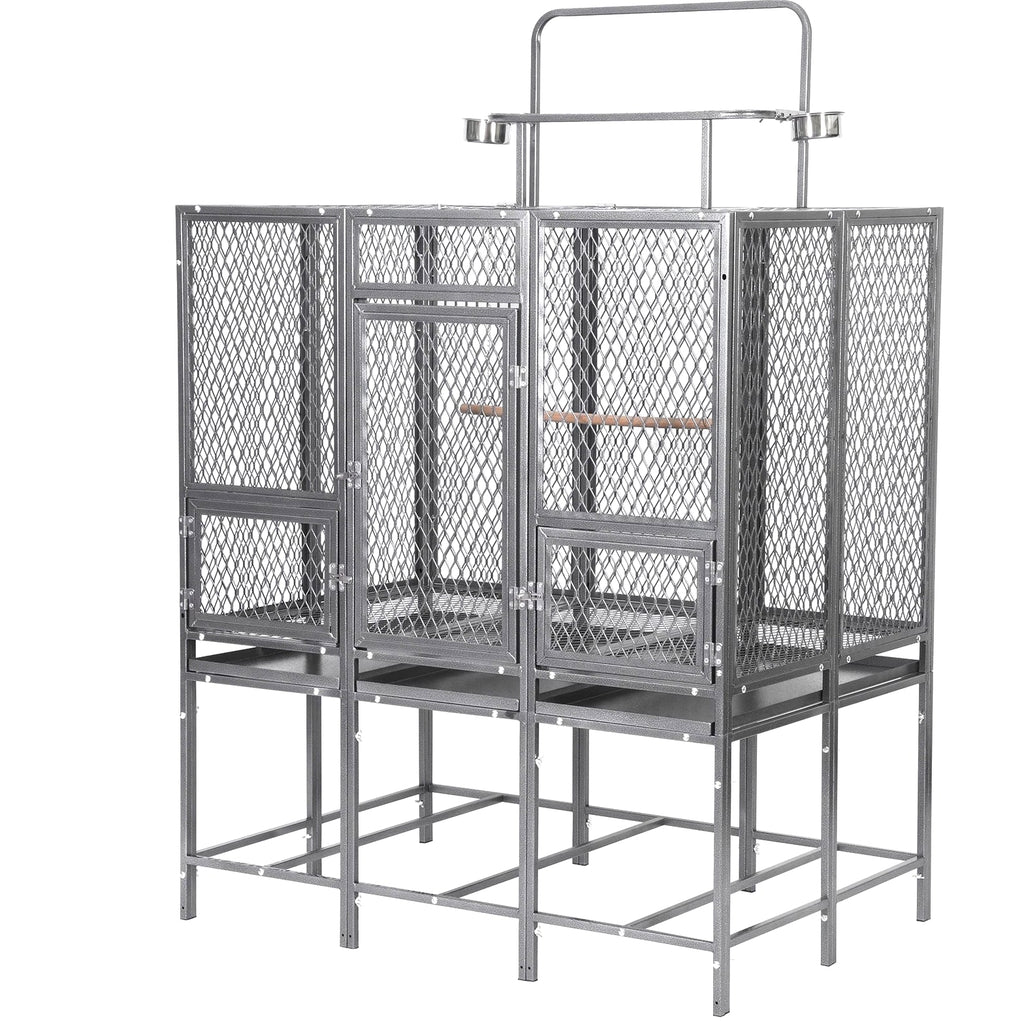 65" Heavy Duty Birdcage Aviary Large for Parakeet Macaw Parrot Budgies Lovebirds