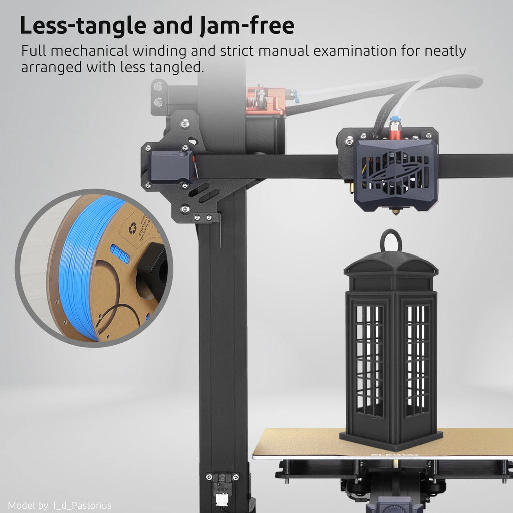 【Buy 6 Get 4 Free,Add 10】ELEGOO PLA PLA+ Rapid PLA+ ASA 3D Printer Filament 1KG