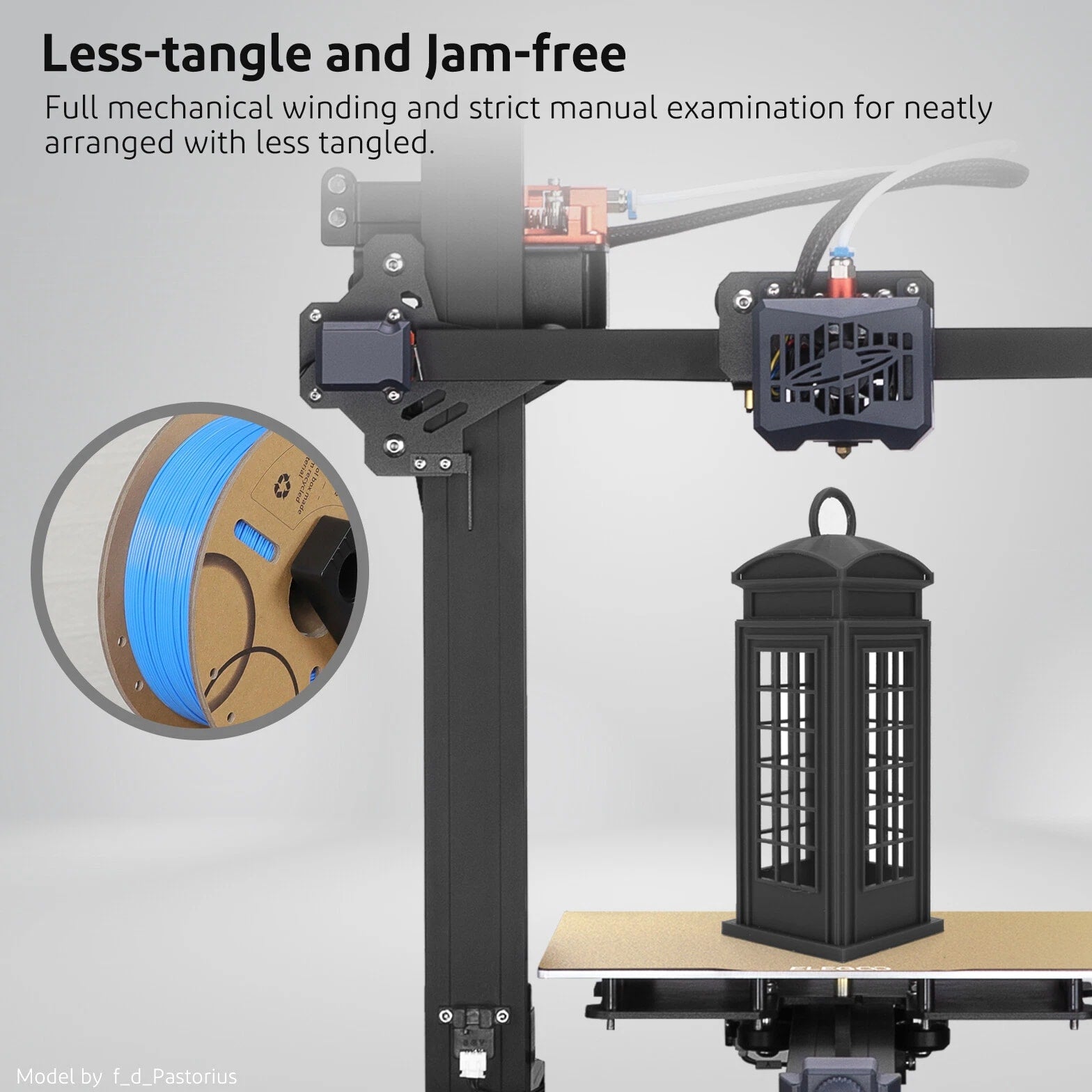 【Buy 6 Get 4 Free,Add 10】ELEGOO PLA PLA+ Rapid PLA+ ASA 3D Printer Filament 1KG