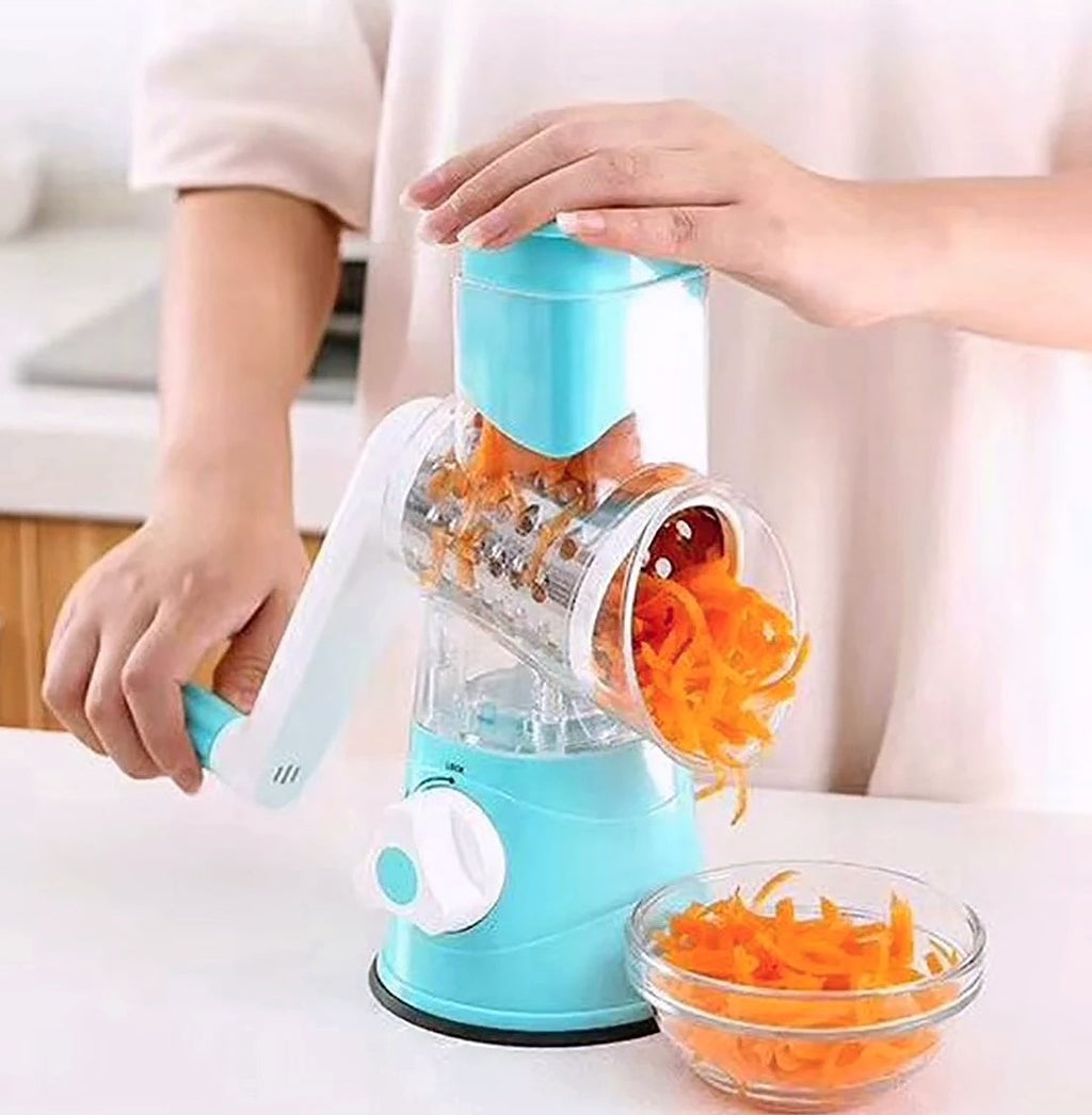 AEHOME Vegetable Slicer Shredder with 3 Drum Grater