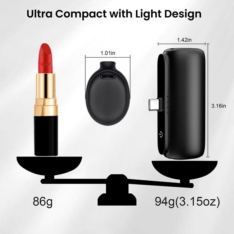 5500mAh Portable Charger External Battery Pack Power Bank For Samsung/Android US
