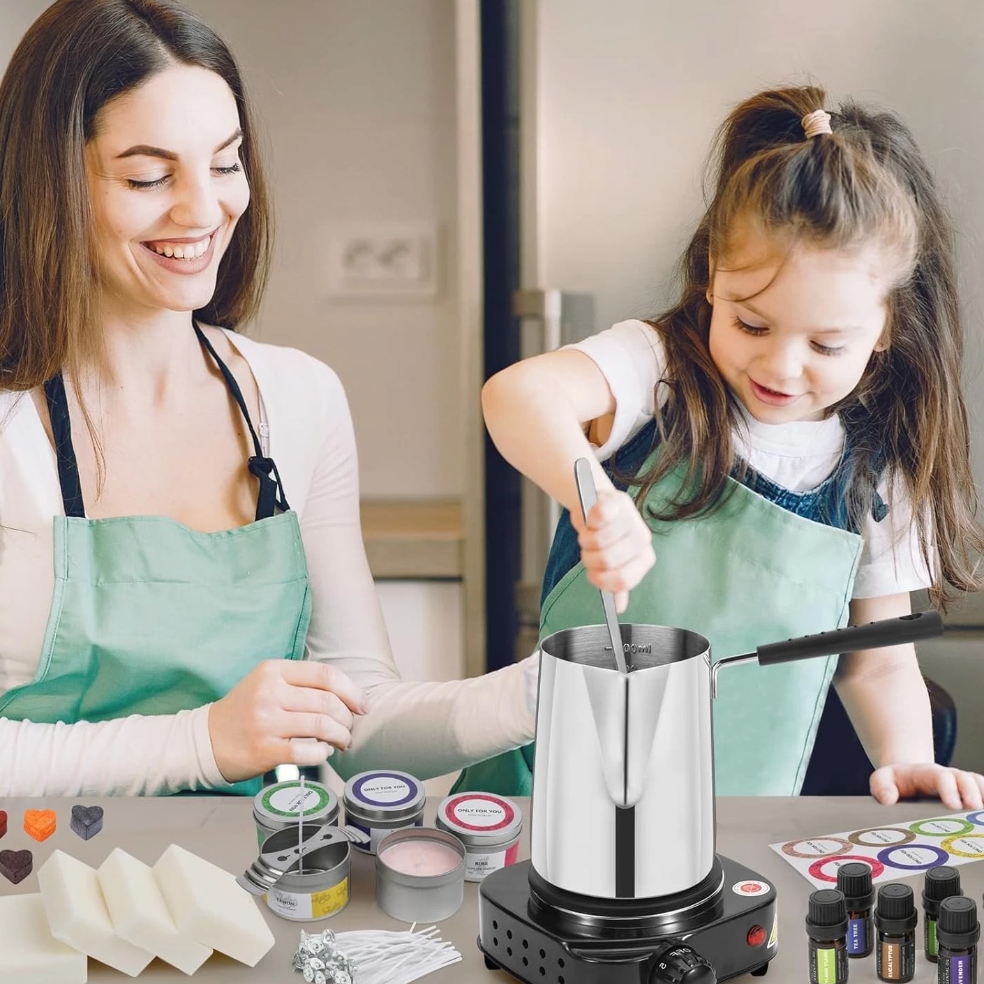 Complete Candle Making Kit with Wax Melter Candle Making Kit