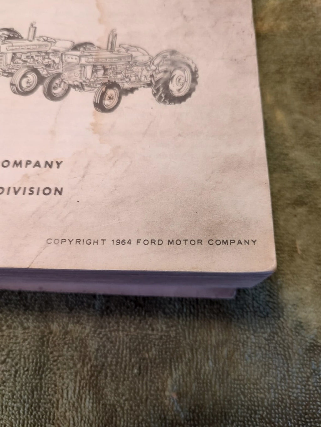 Ford Tractor parts and accs catalog 1965-75 Ford 2000, 3000, 4000, 5000, 7000