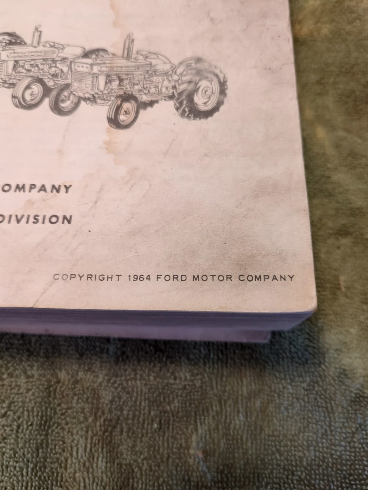 Ford Tractor parts and accs catalog 1965-75 Ford 2000, 3000, 4000, 5000, 7000