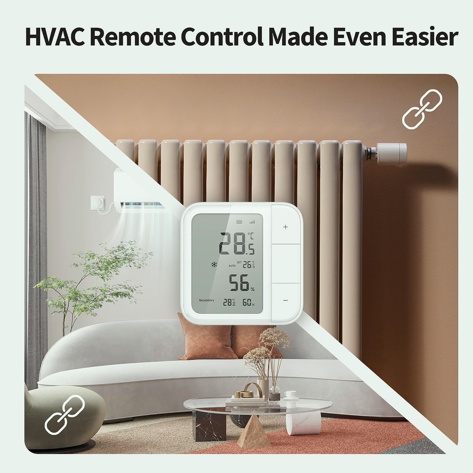 Aqara W100 Smart Climate Sensor with Thread, Zigbee, HVAC Control