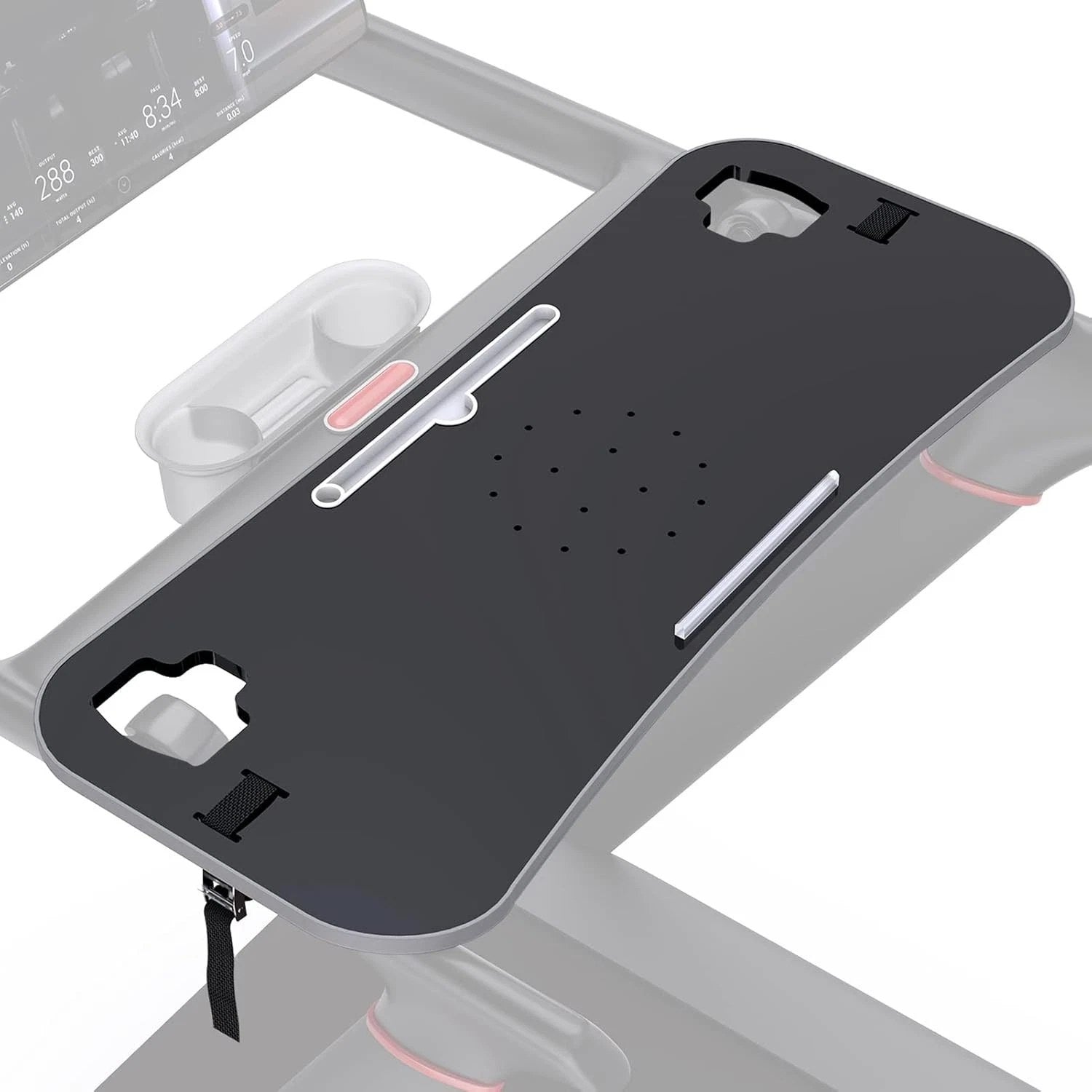 Universal Ergonomic Treadmill Desk Tray with Tablet Holder - 15" D x 35.4" W=