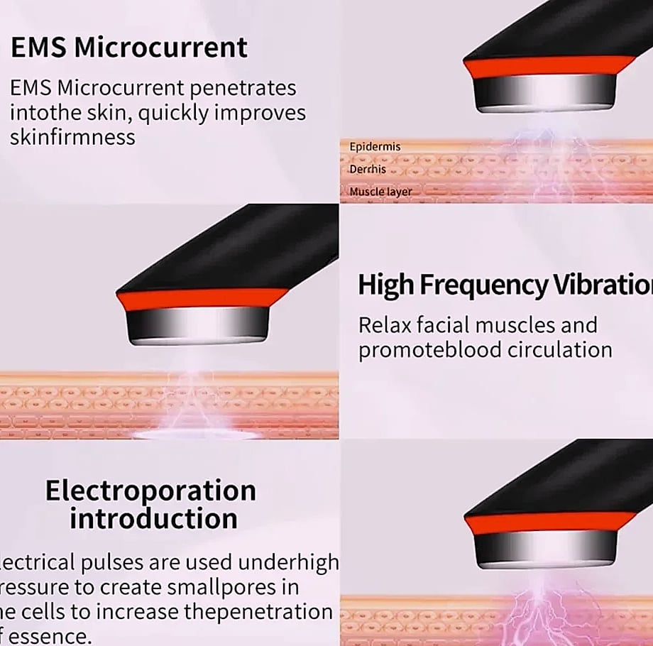 Dr. Realpen Booster Pro LED Eye Beauty Wand with 7 Color Light Therapy