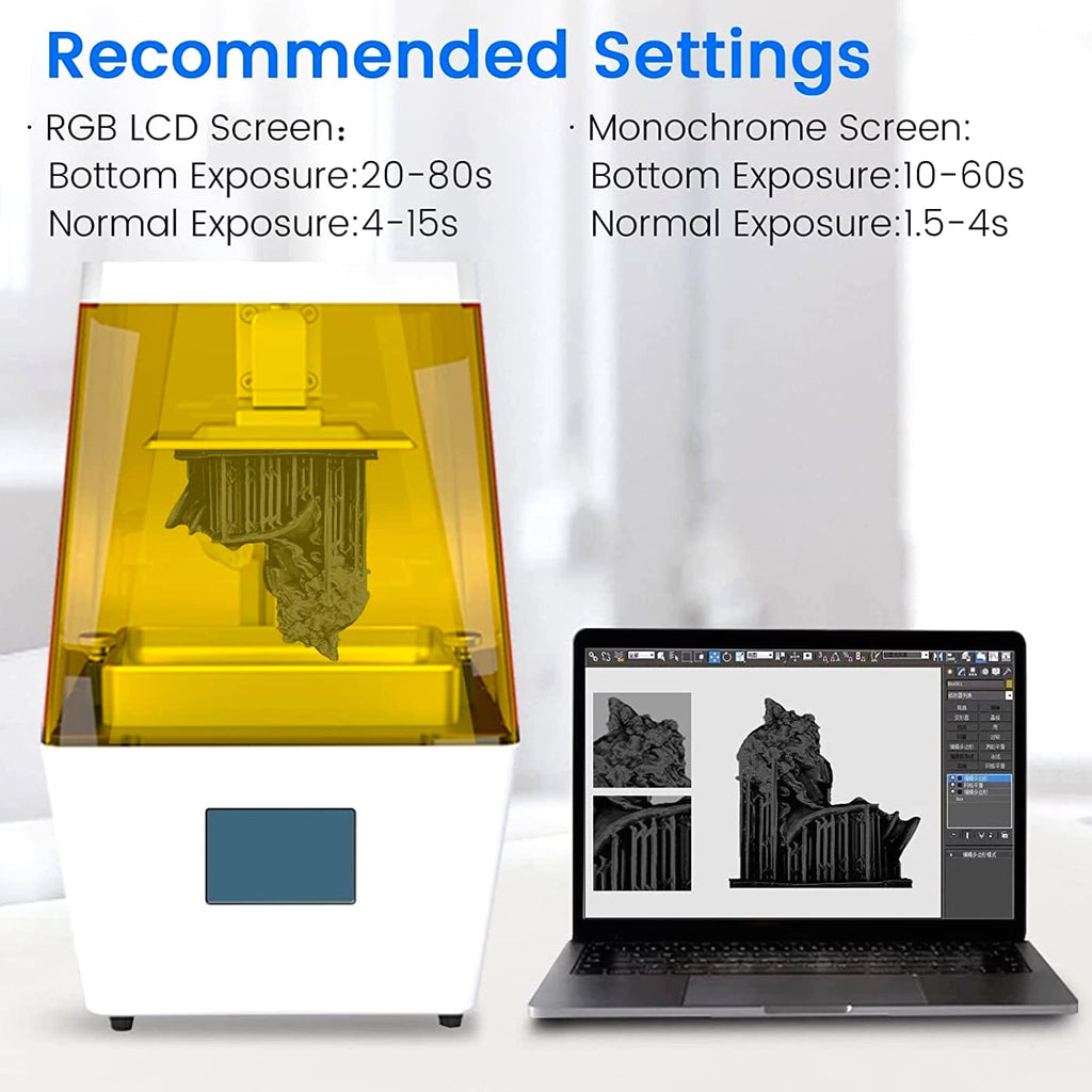 JAYO 1KG 405nm Standard/ABS-Like/Nylon-Like/Water Washable/14K UV Resin for 3D LCD