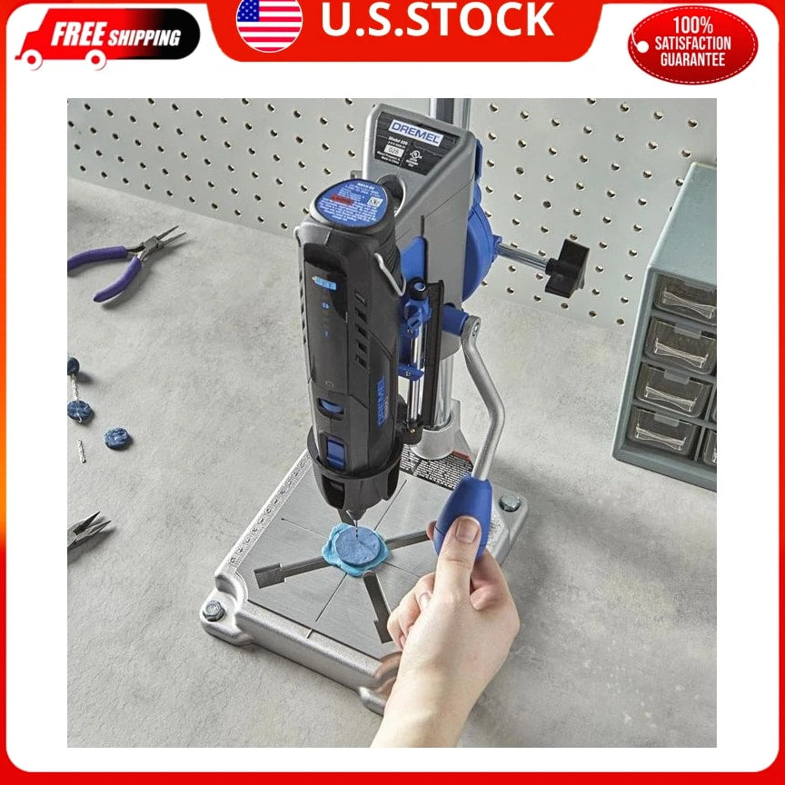 Dremel 220-01 Rotary Tool Workstation Drill Press Work Station w Wrench