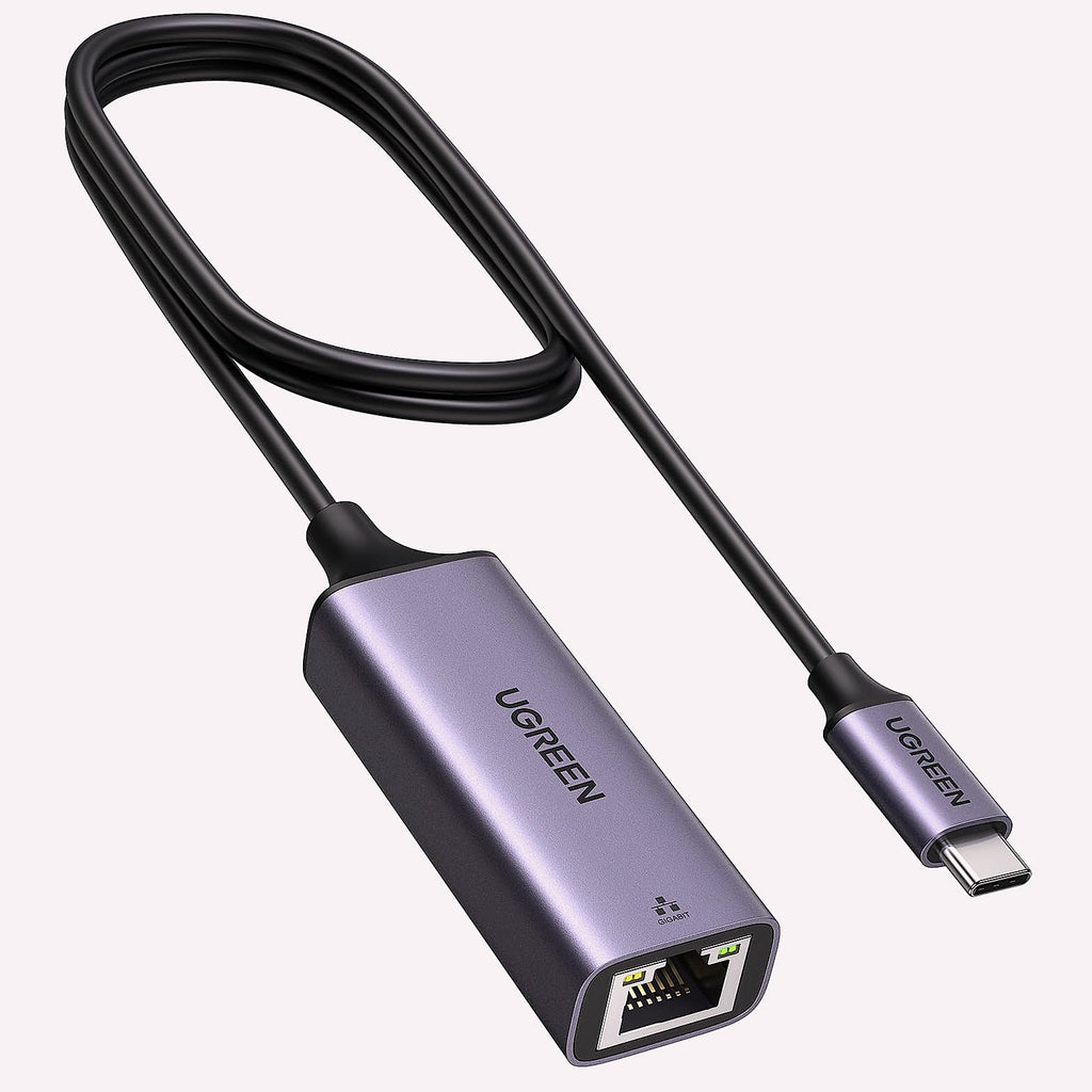 UGREEN USB-C to Ethernet Adapter, 1Gbps RJ45 Network Dongle