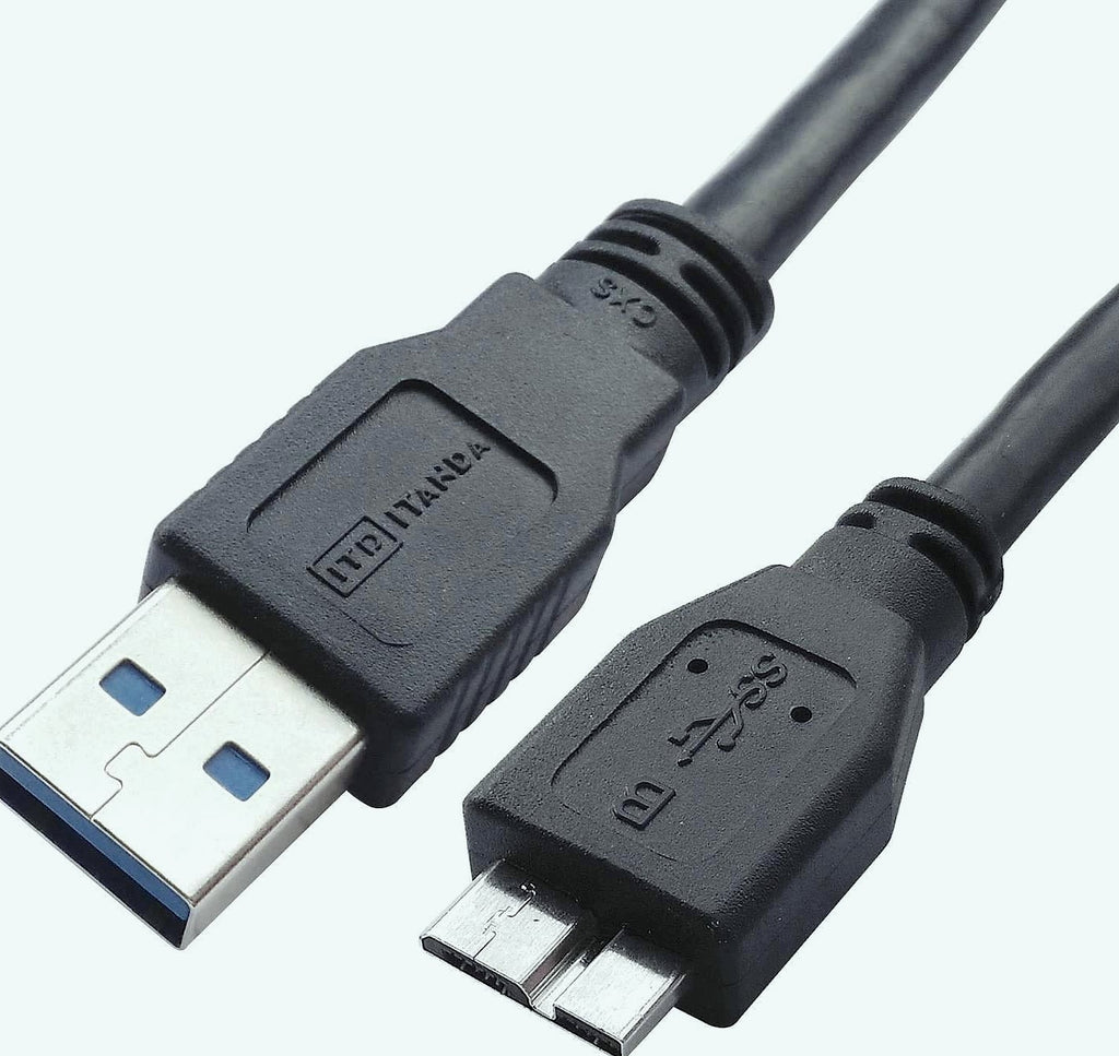 ITD ITANDA USB 3.0 Micro Cable 3.3FT for External Hard Drives