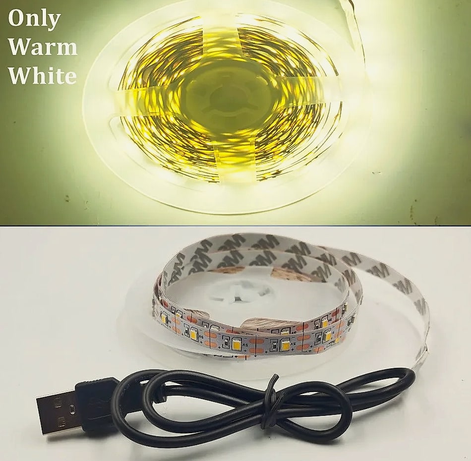WIXOLighting 5M USB LED Strip Light 5V 3528 SMD