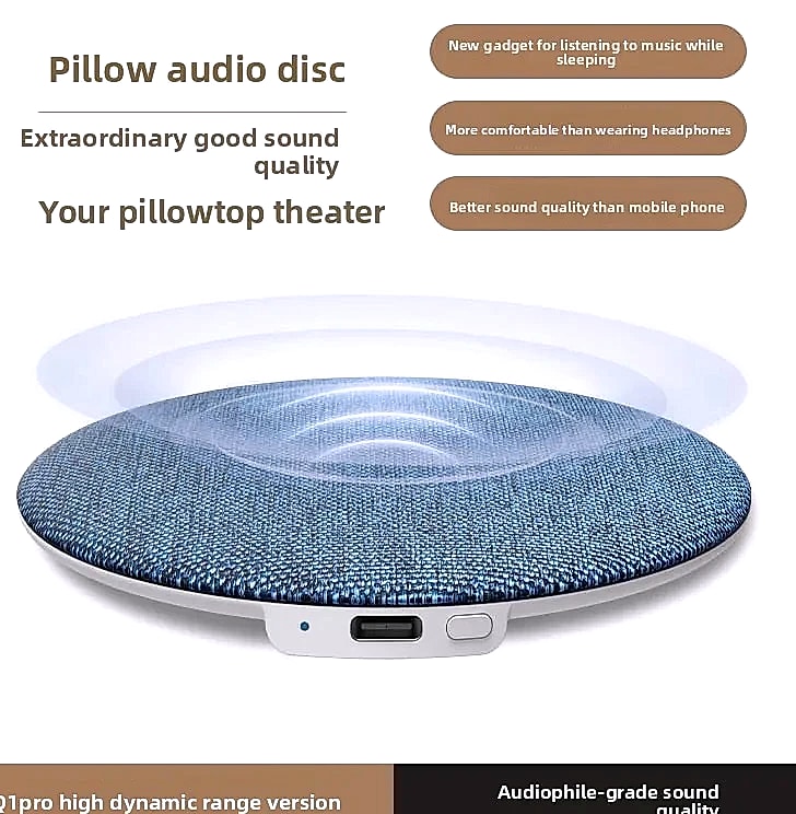 DIXSG Mini Under Pillow Sleep Speaker Bluetooth 5.4