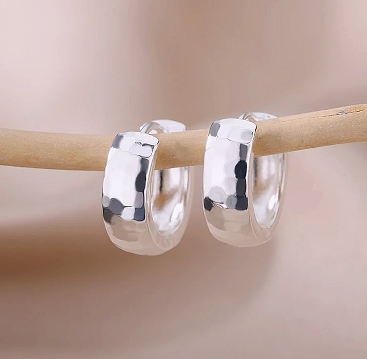 Small Hoop Earrings Stainless Steel Gold Silver Pierced