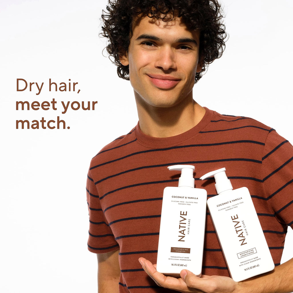 Native Coconut & Vanilla Shampoo and Conditioner Set, 2-Pack