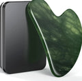 Natural Jade Stone Gua Sha Tool for Face Massage, Therapy and Acupuncture Trigger