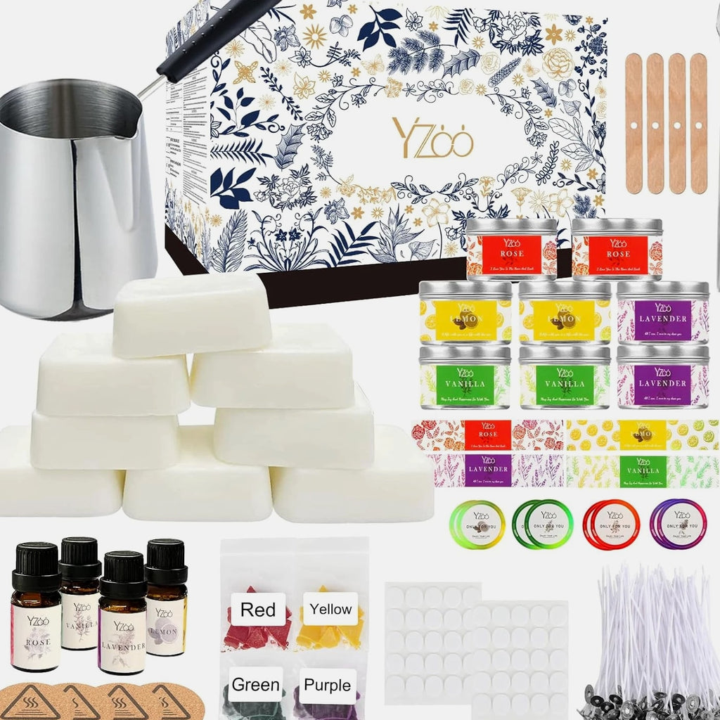 Complete Candle Making Kits for Adults & Beginners, DIY Candle Making Supplies