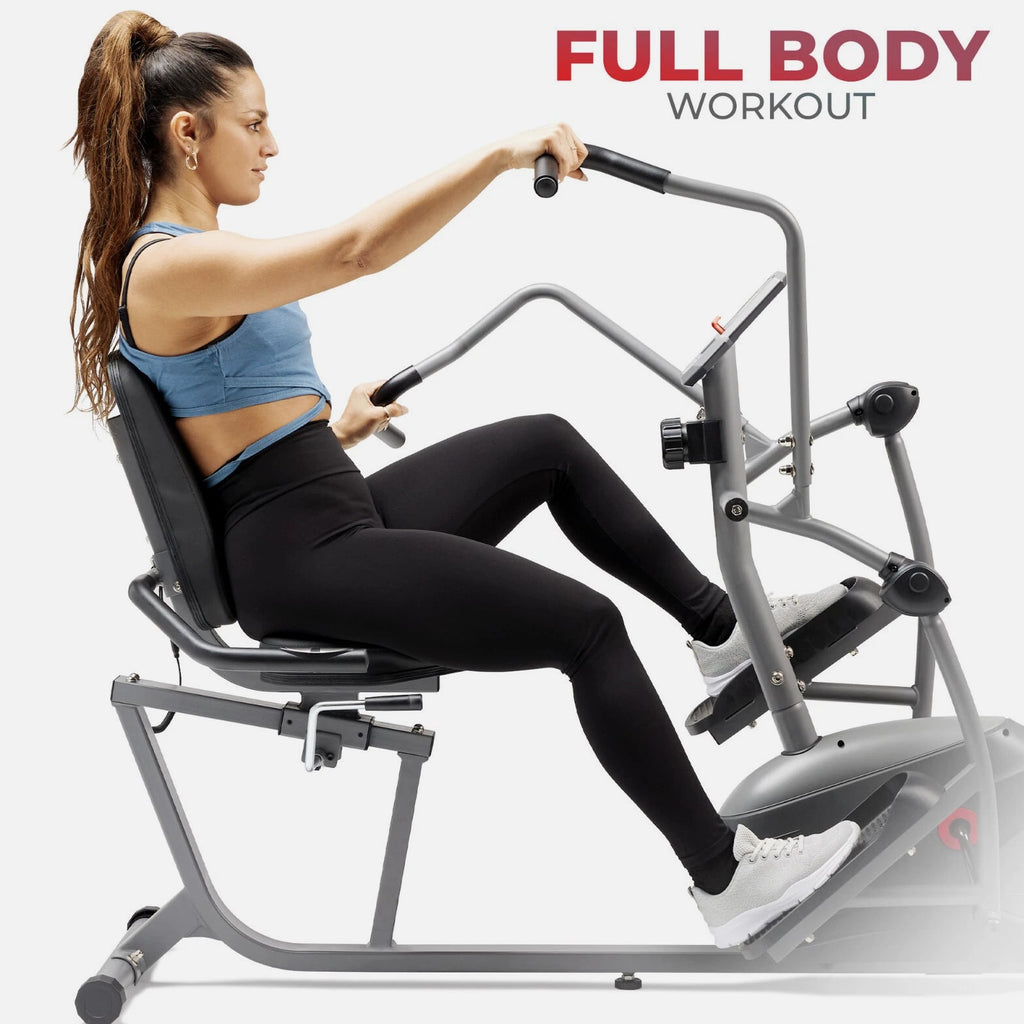 Performance Interactive Series Recumbent Cross Trainer Elliptical - SF-RBE420035