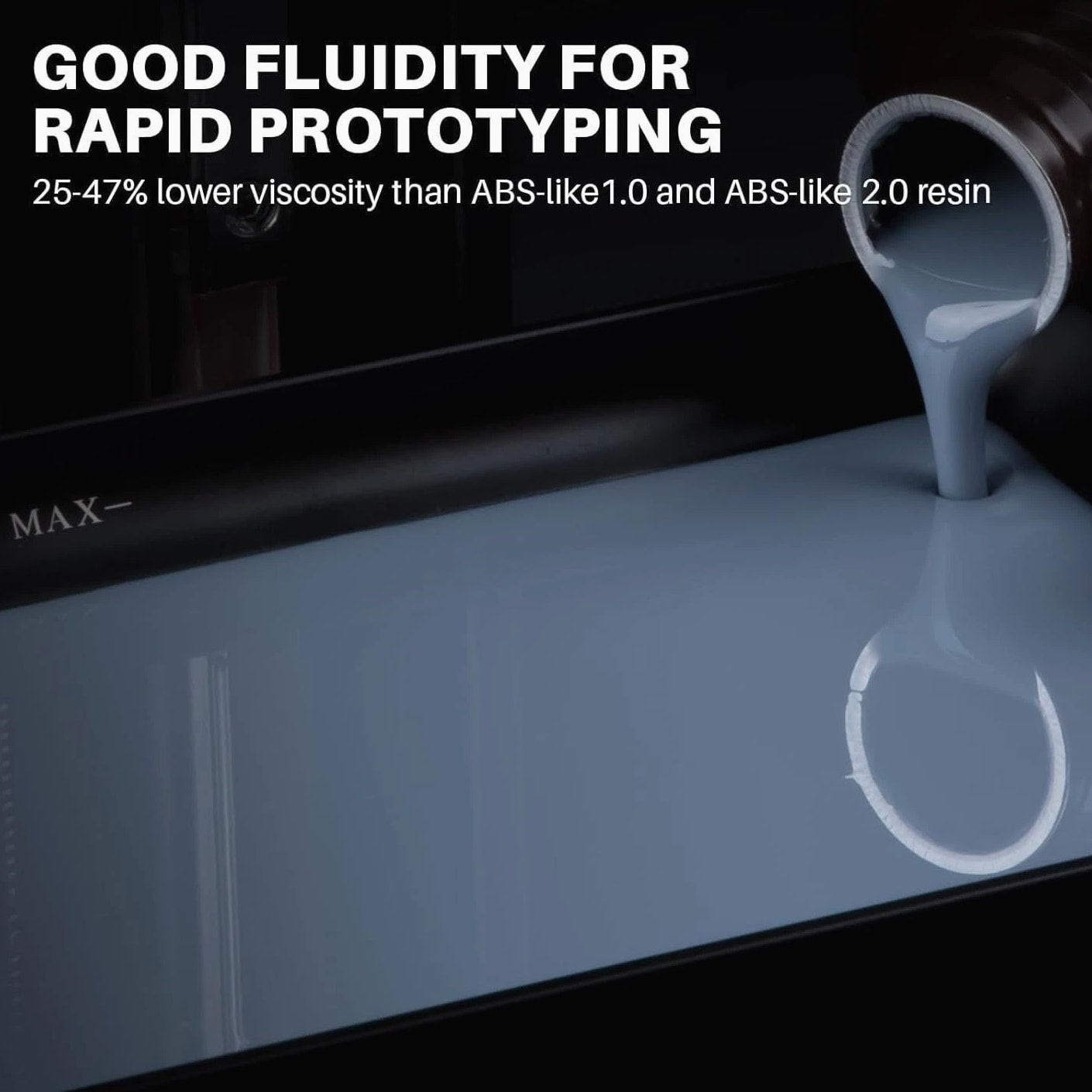 ELEGOO ABS-Like 3D Printer Resin 3.0, 405nm UV-Curing Photopolymer Resin