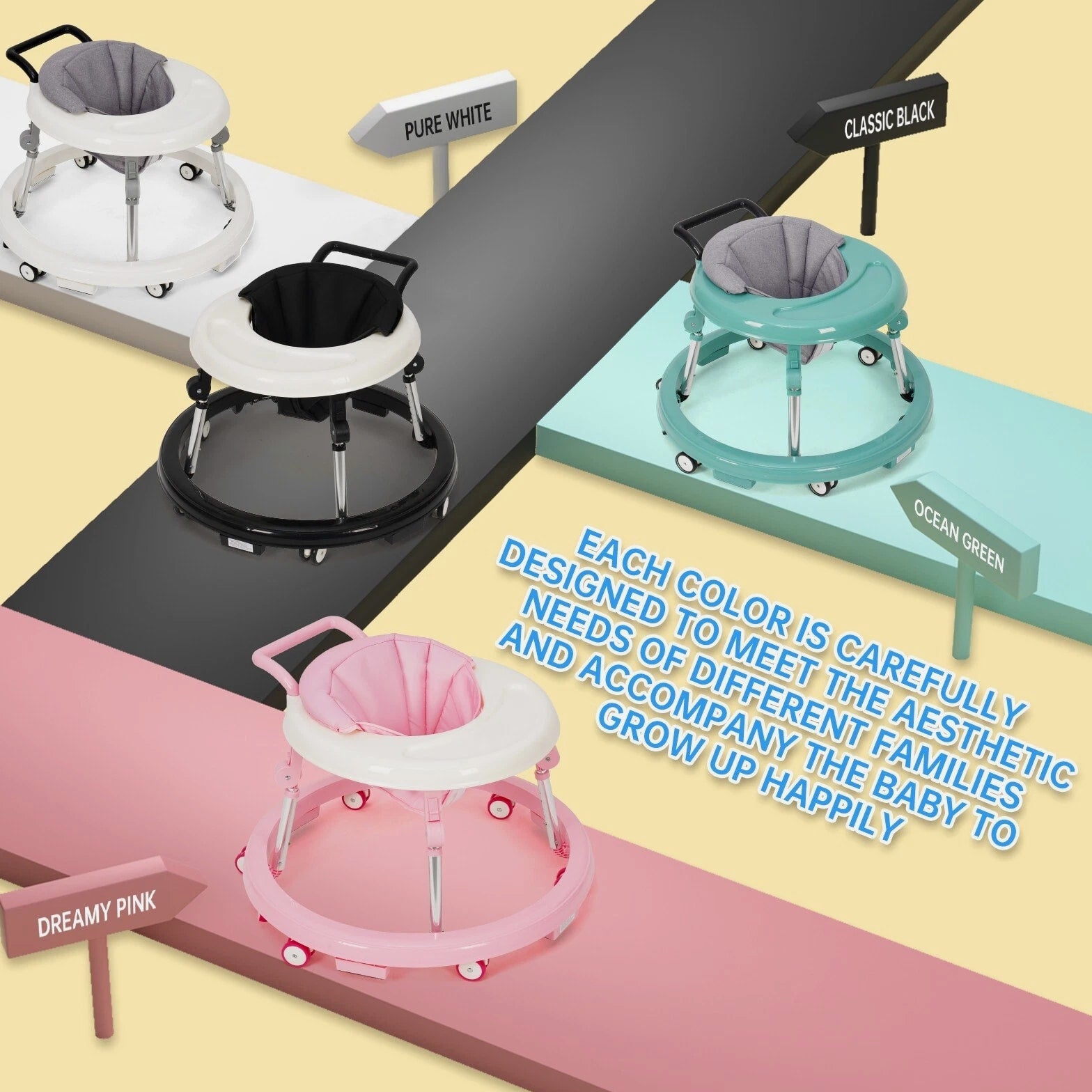 Baby Walker Bouncer Combo | 9-Level Height Adjustment