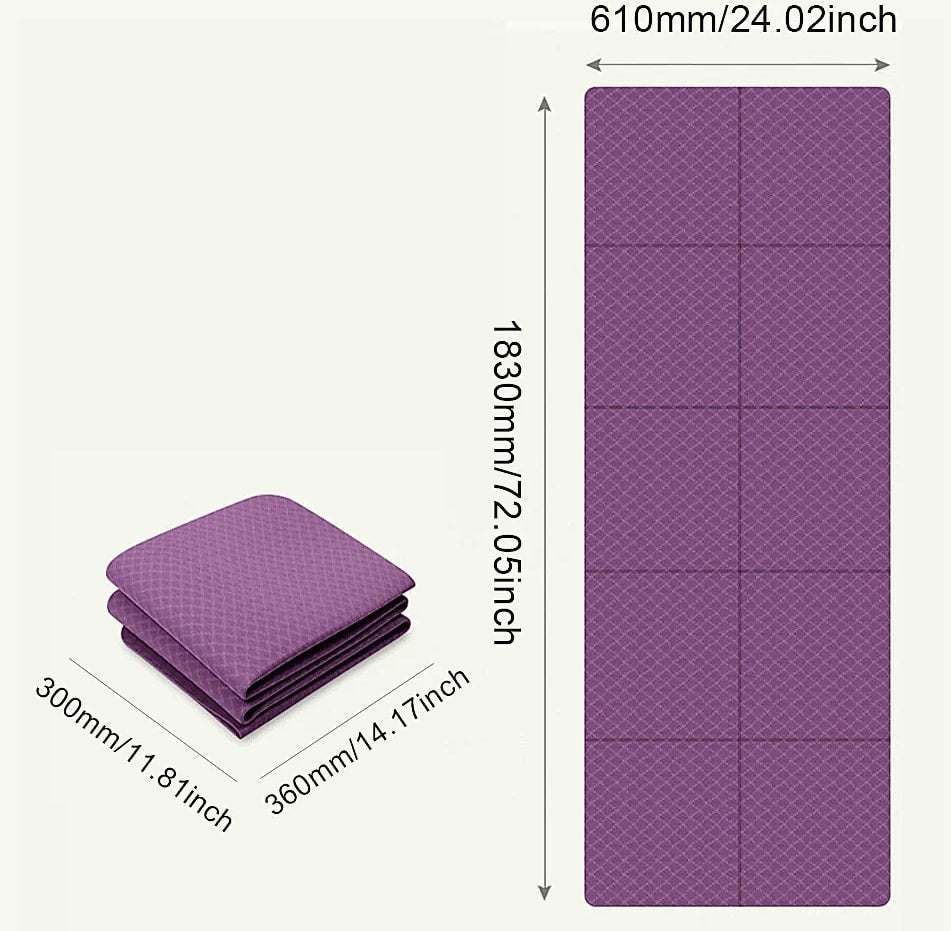 Waterproof Yoga Mat with Aluminum Layer Exercise Fitness