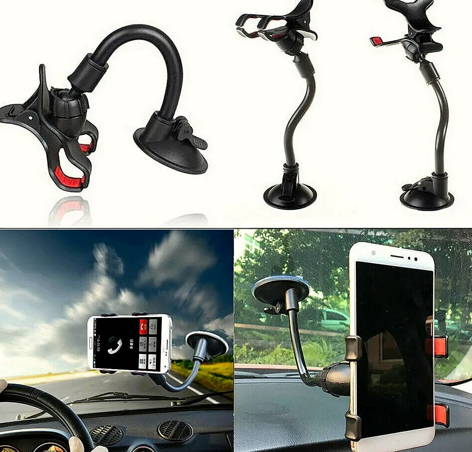 360 Degree Car Windshield Mount Phone Holder Suction Cup