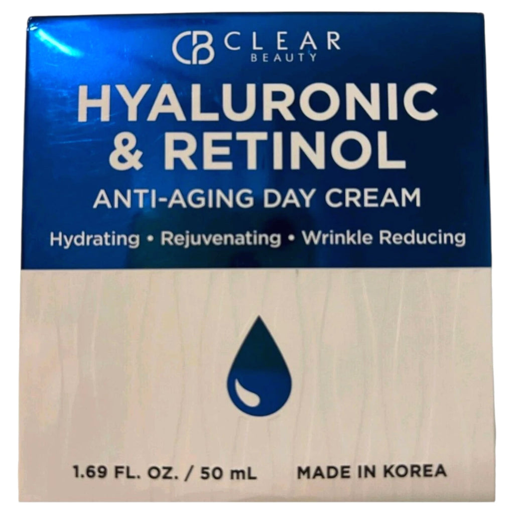 Retinol Hyaluronic Anti-Aging Day Cream Wrinkle Reducing Hydrating 50mL