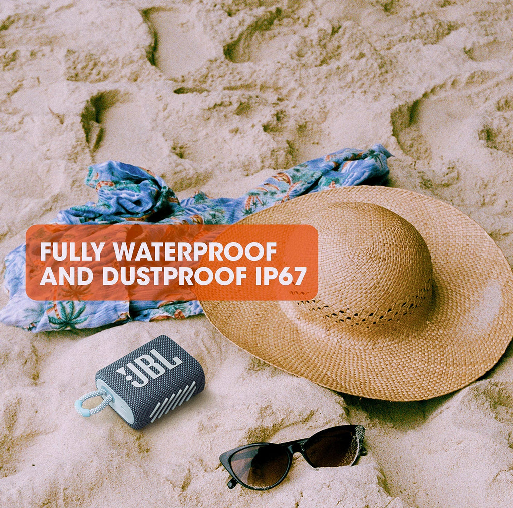 JBL Go 3 Portable Bluetooth Speaker, Waterproof