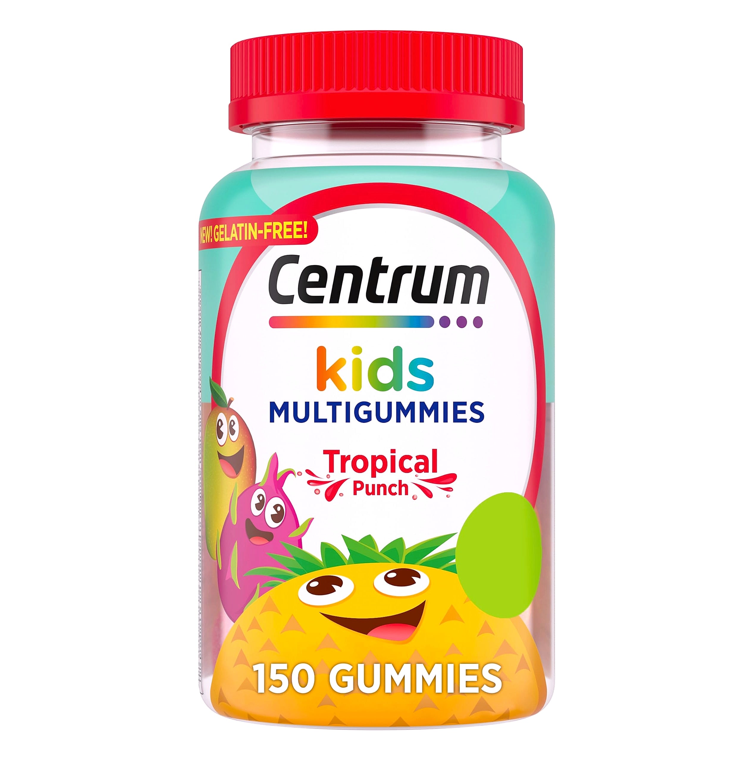Centrum Kids Multivitamin Gummies Tropical Punch, 150 Count