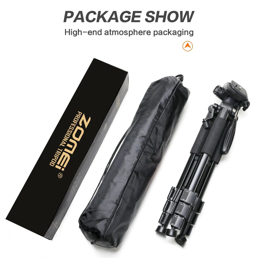 Zomei Q111 55" Heavy Duty Travel Tripod Tabletop Stand for DV DSLR Camera Phone