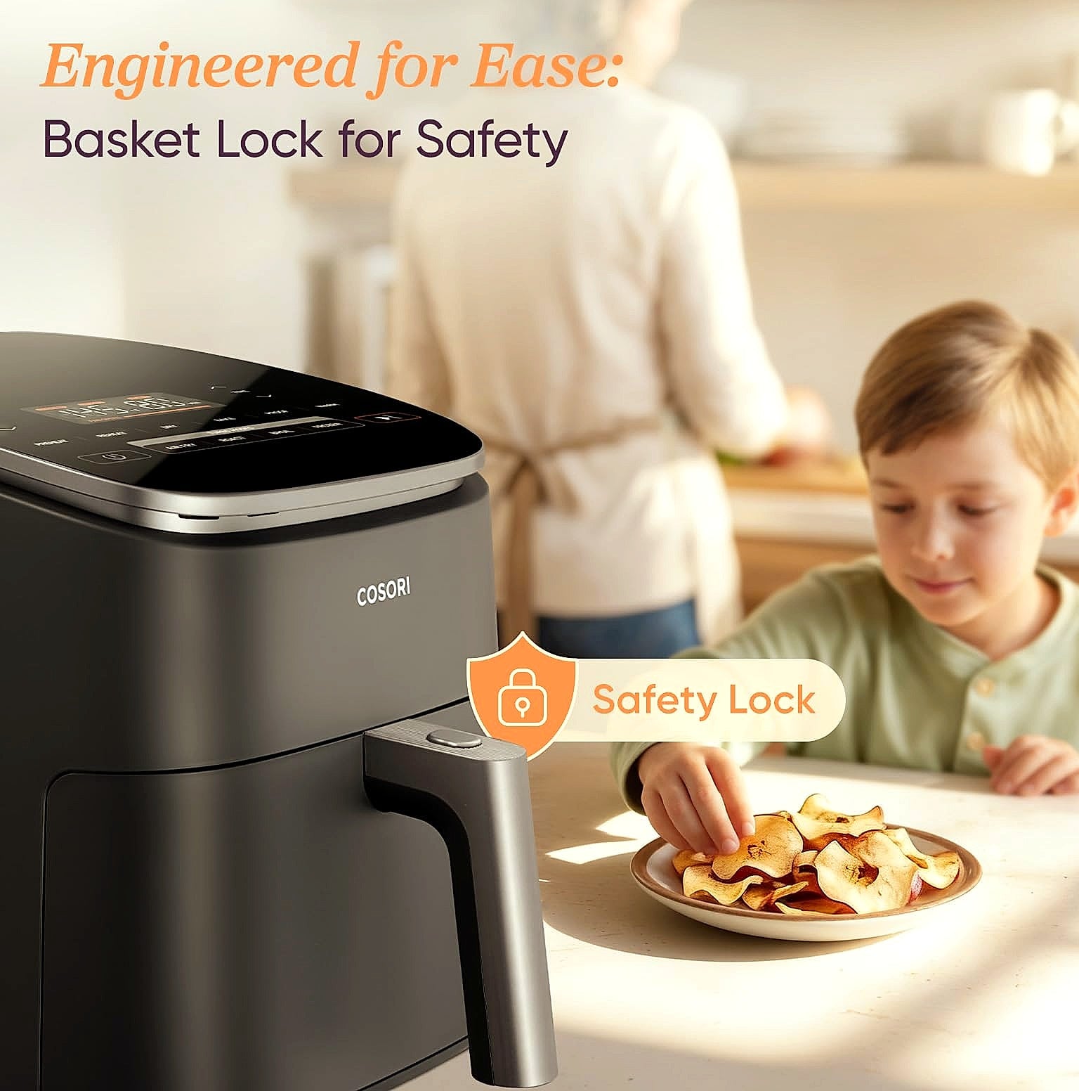 Cosori 9-in-1 Air Fryer 6 Qt, PFAS-Free Ceramic Cooking