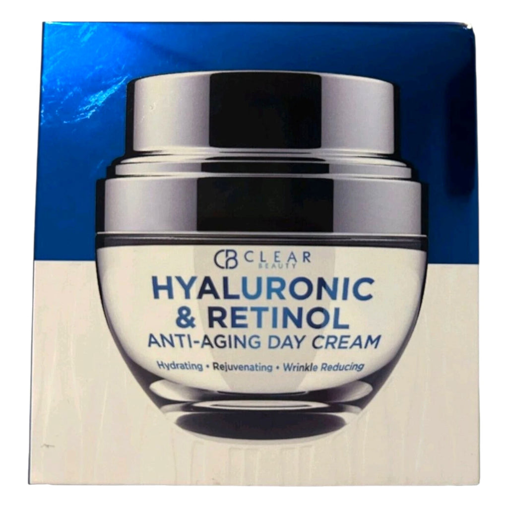 Retinol Hyaluronic Anti-Aging Day Cream Wrinkle Reducing Hydrating 50mL