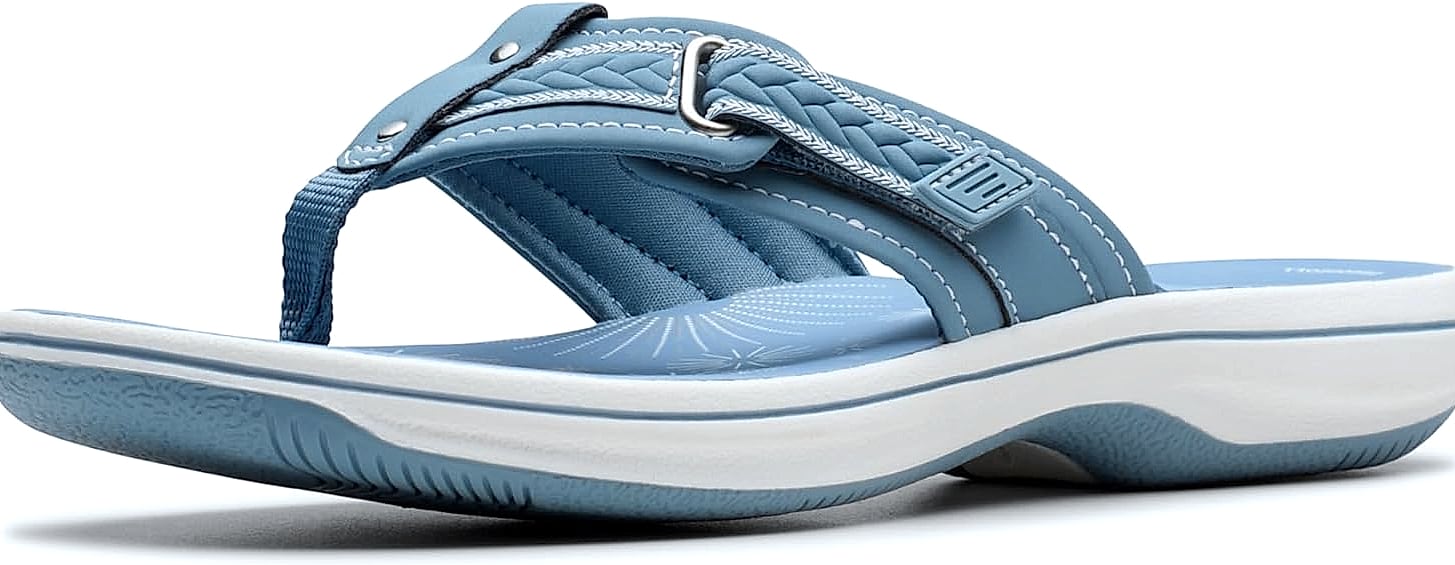 Clarks Women's Breezey Sun Sandal Cloudstepper Comfort