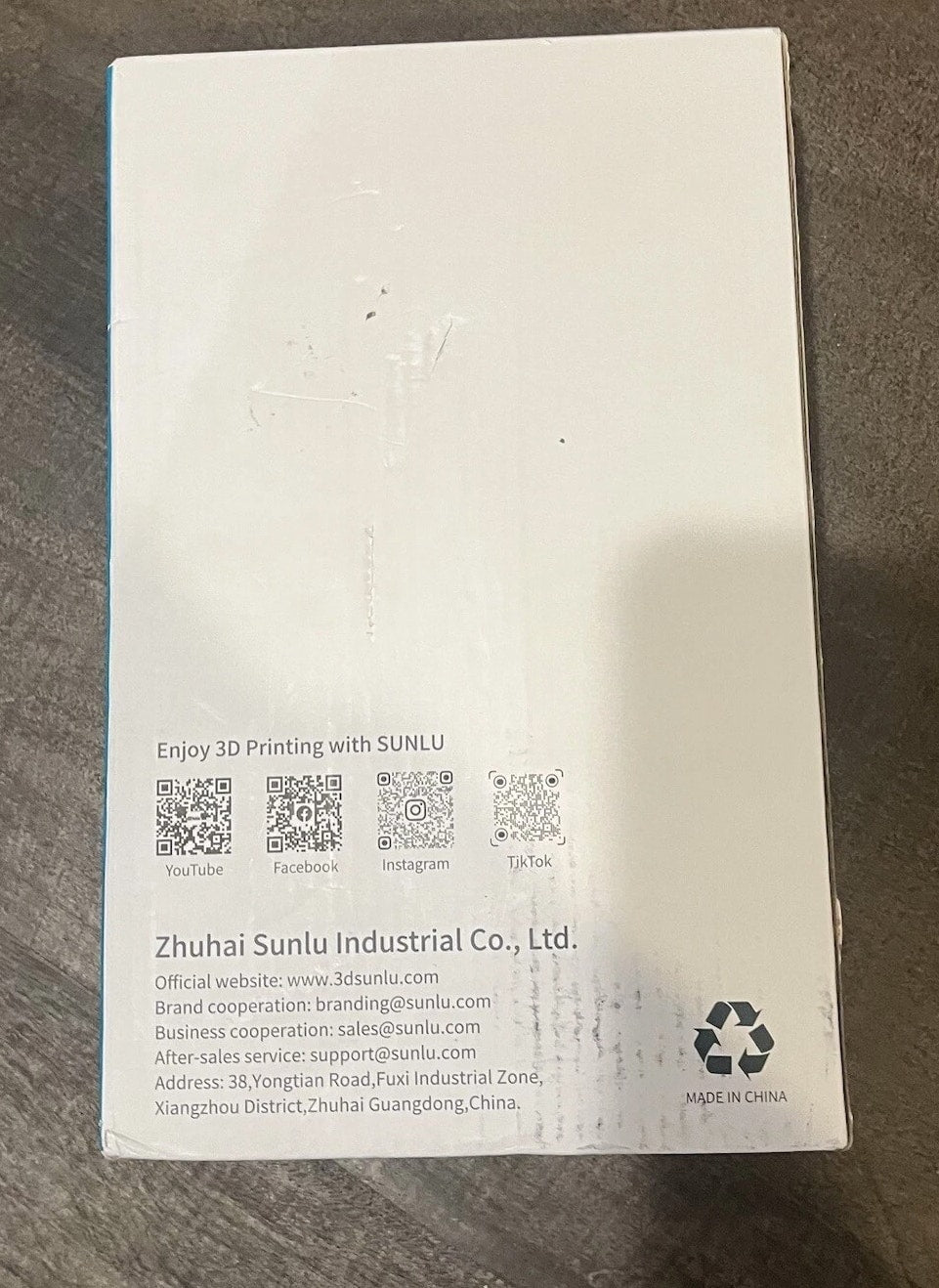 SUNLU Photopolymer 3D Printer Resin: 1000g High Temp 405nm UV Solid Grey