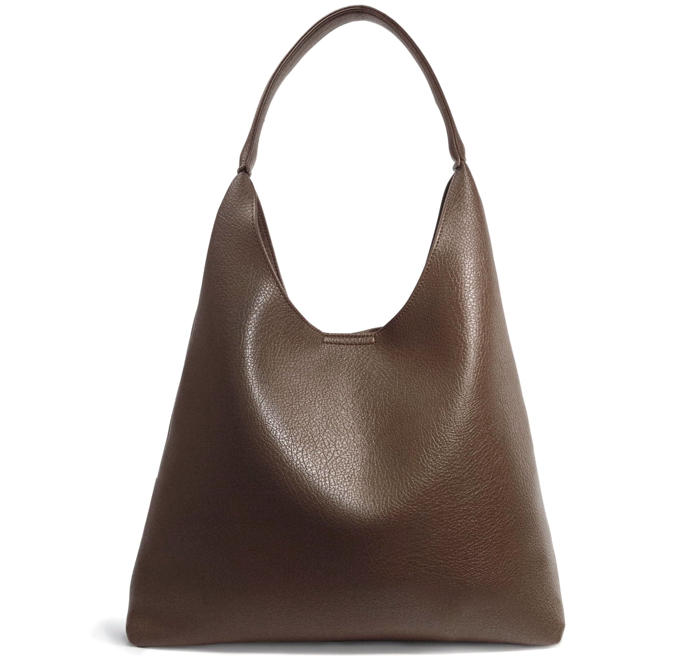 HOXIS Hobo Bag Women Soft Vegan Leather Shoulder Handbag