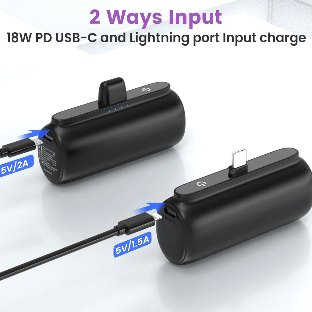 5500mAh Portable Charger External Battery Pack Power Bank For Samsung/Android US
