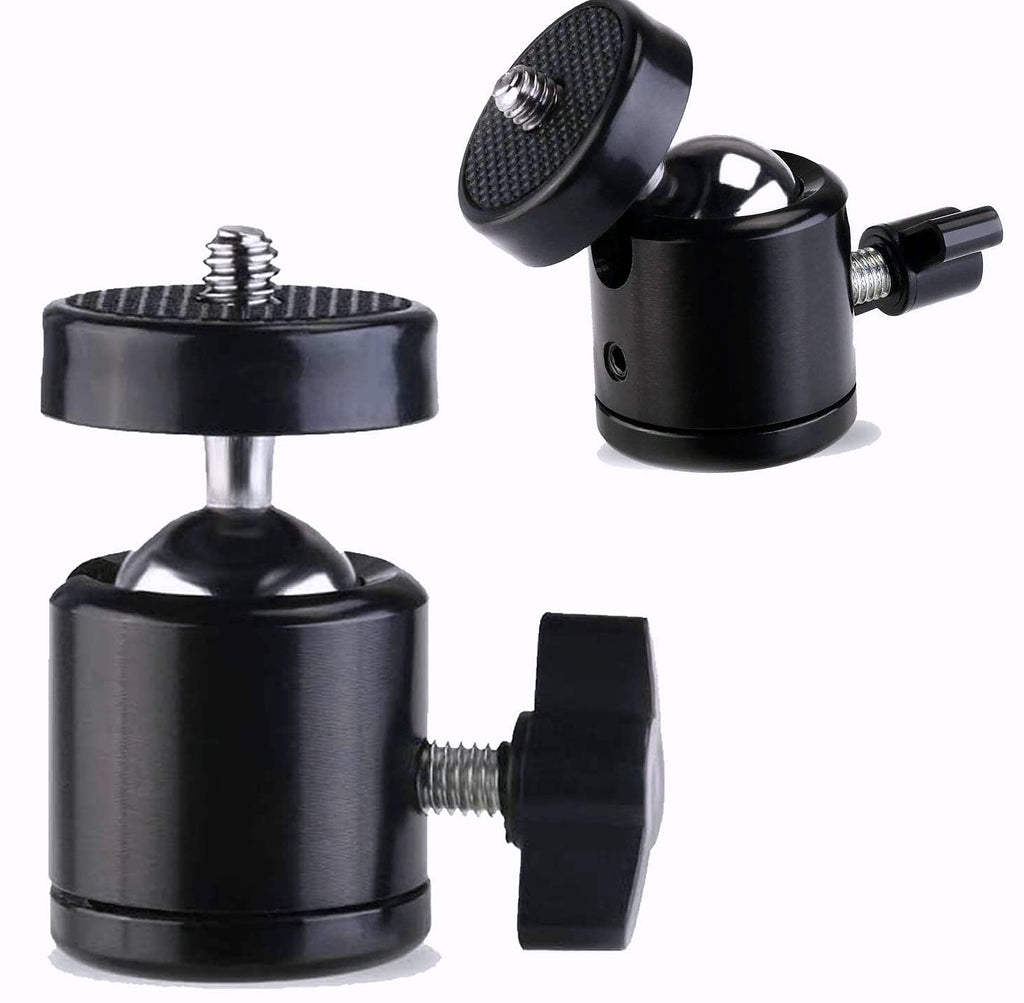 Eszkozta 1/4" Swivel Ball Head Tripod Mount, 2 Pack
