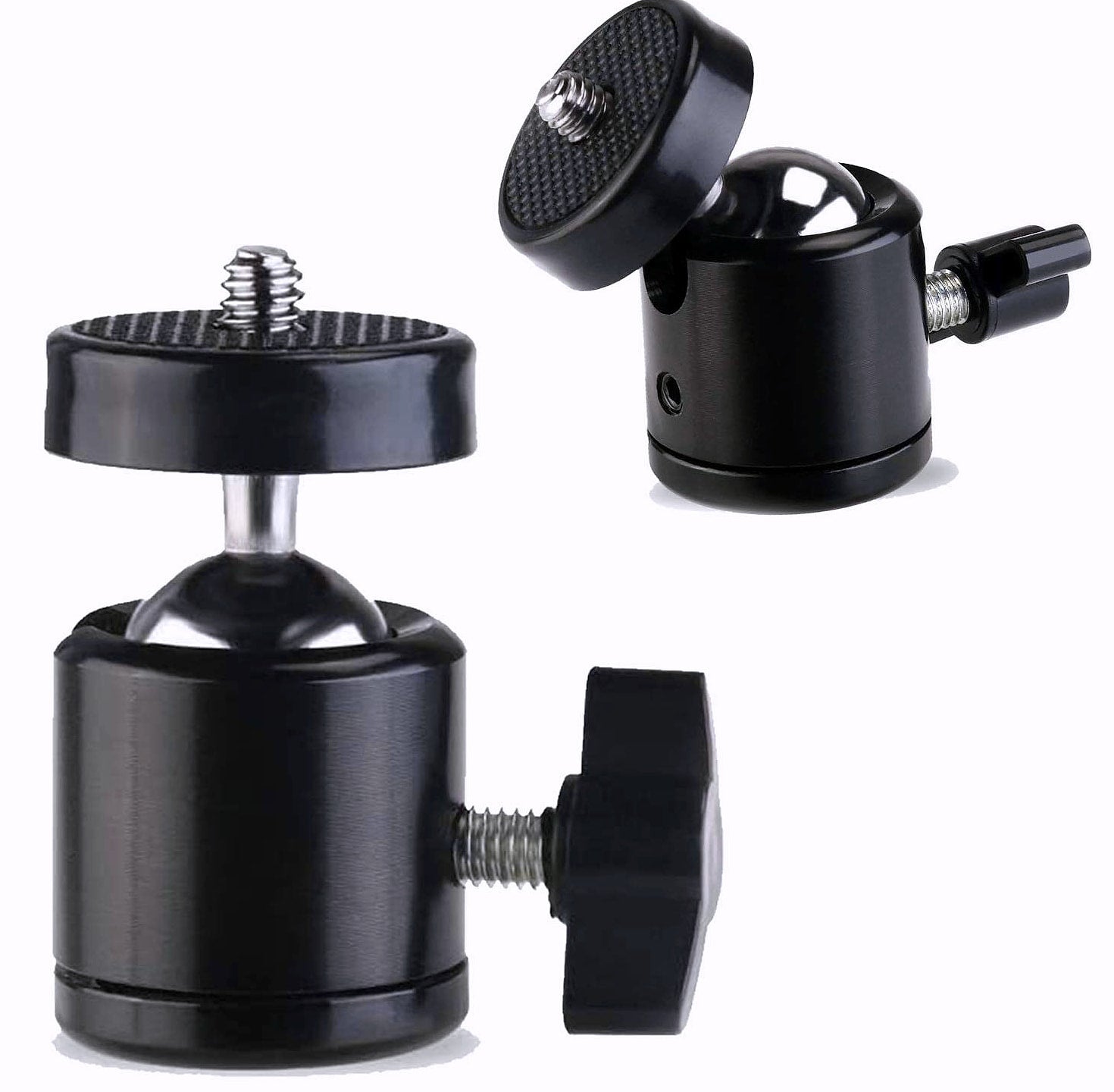 Eszkozta 1/4" Swivel Ball Head Tripod Mount, 2 Pack