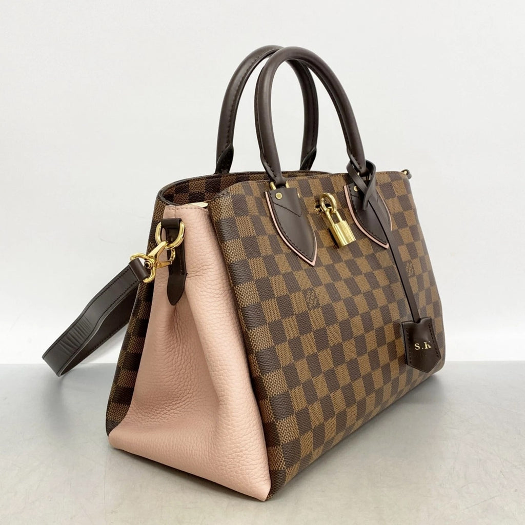 Louis Vuitton Damier Normandie N41488 Ebene Magnolia 2-way handbag... GZl1h9rc