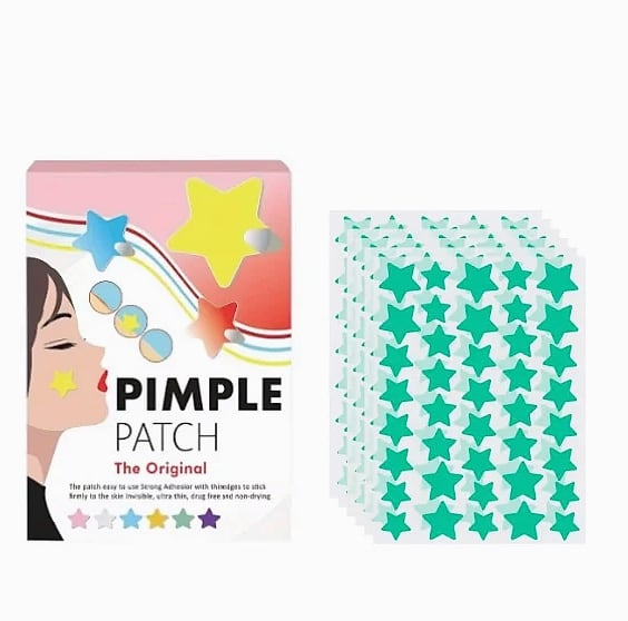 40-Piece Multi-Color Star Acne Patches, Ultra-Thin