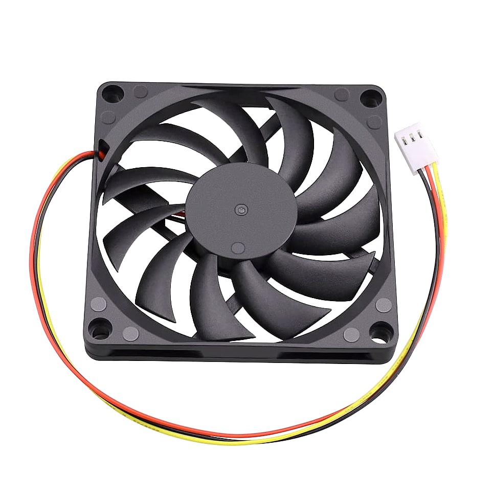 GDSTIME 80mm Quiet CPU Cooler Fan 12V 3PIN Slim