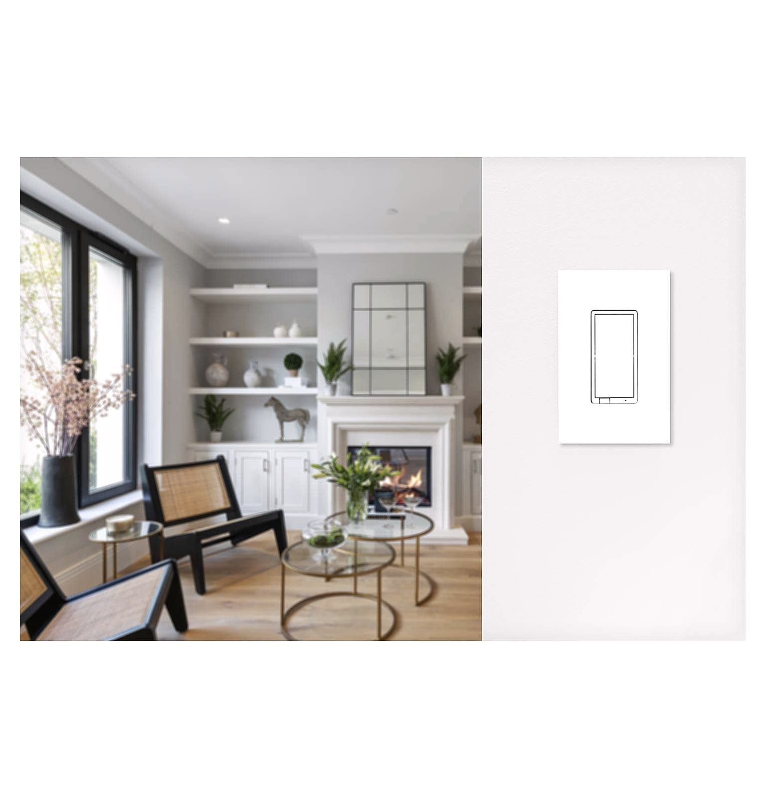 Enbrighten 58438 Z-Wave Light Dimmer Switch, 3-Way Ready