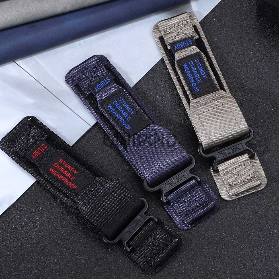 Nylon Watch Band 20mm 22mm Quick Release Canvas Watch Strap for Men Women