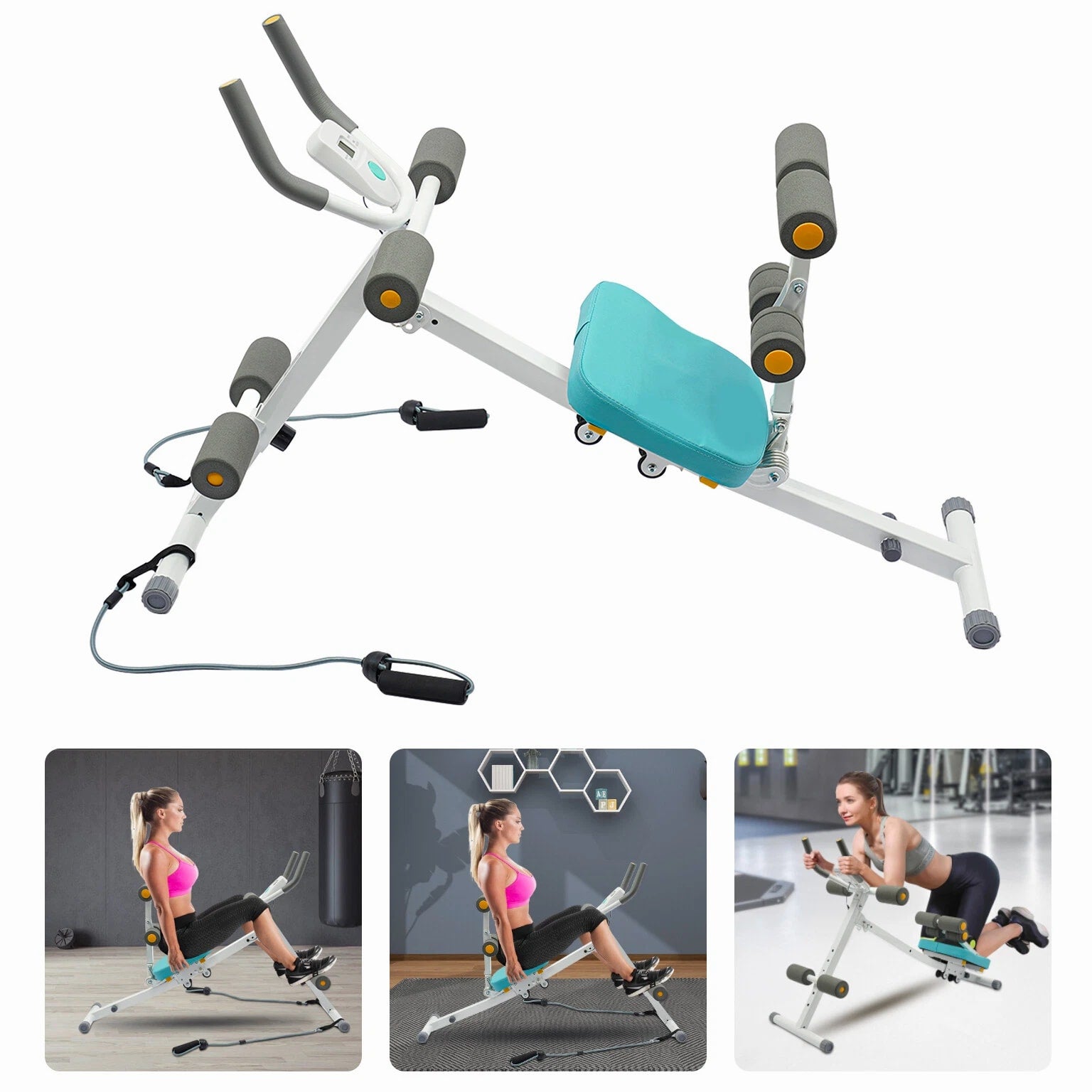 2 In 1 Abdominal Fitness Exercise Mchine Supine Board Training Equipment Home