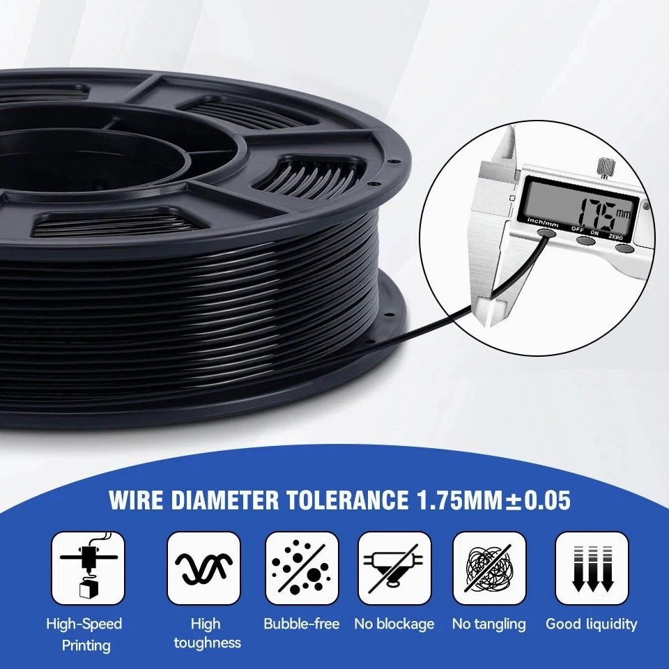 TPU Filament 1.75mm 0.3KG (Not 1kg) - Flexible 95A Soft 3D Printer Material