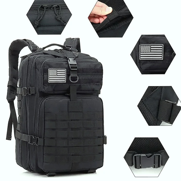 ReFire Gear 45L Tactical Backpack Molle EDC Trekking