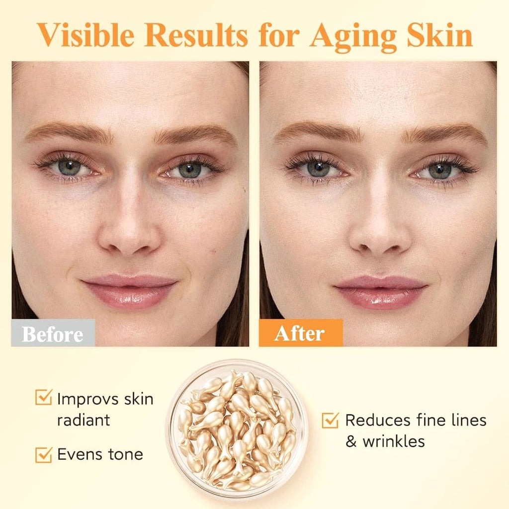 Vitamin C Super Serum for Face - Anti-Aging Skincare Facial Serum with Vitamin E